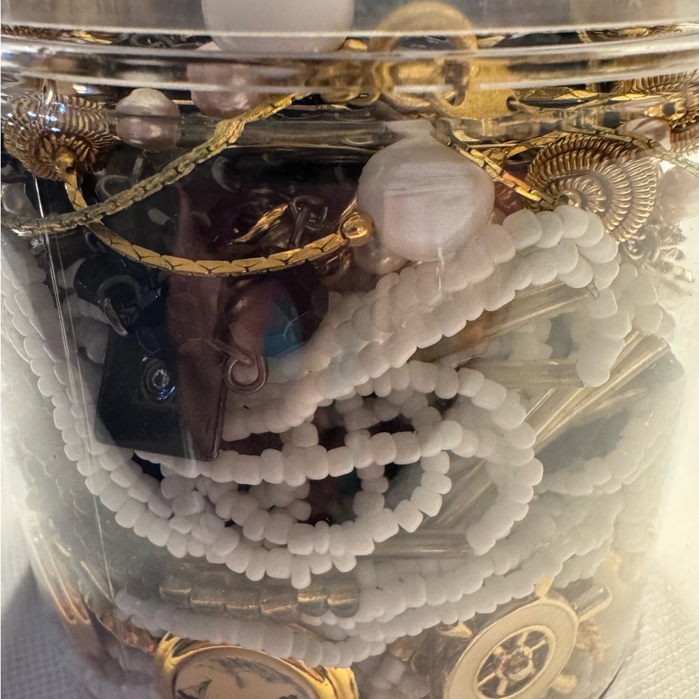 Coastal/Beachy/Nautical Mystery Jewelry Jar